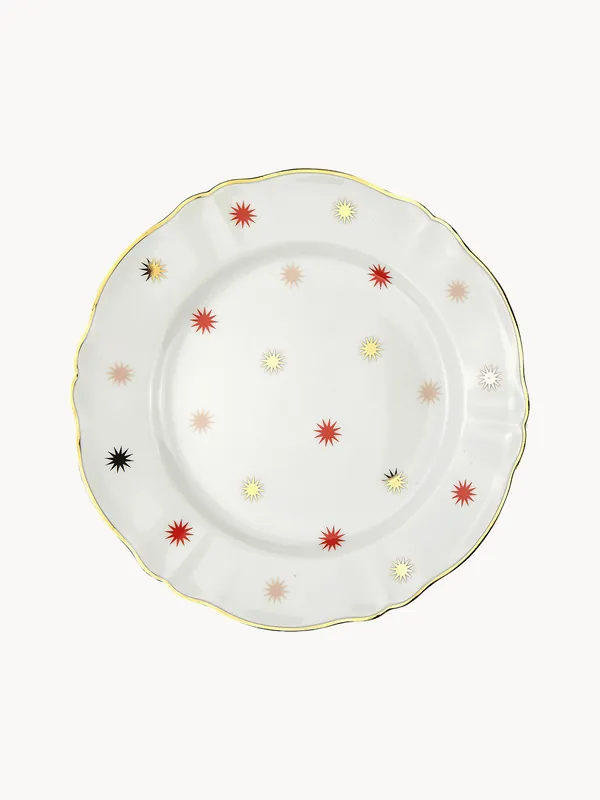 Plato llano de porcelana artesanal Abracadabra - Bitossi Home