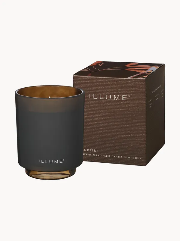 Vela perfumada Refill (madera de cedro, gamuza & ámbar) - ILLUME