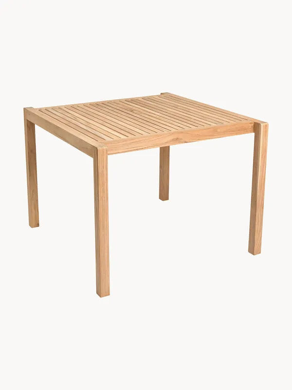 Mesa de jardín de madera de teca AH901, 100 x 99 cm - Carl Hansen & Søn