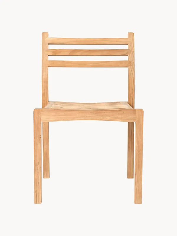 Silla de jardín apilable de madera de teca AH501 - Carl Hansen & Søn