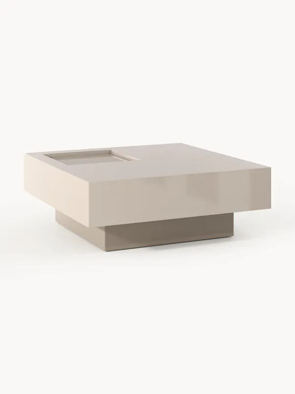Mesa de centro con espacio de almacenamiento Alessa, 80 cm - Westwing Collection