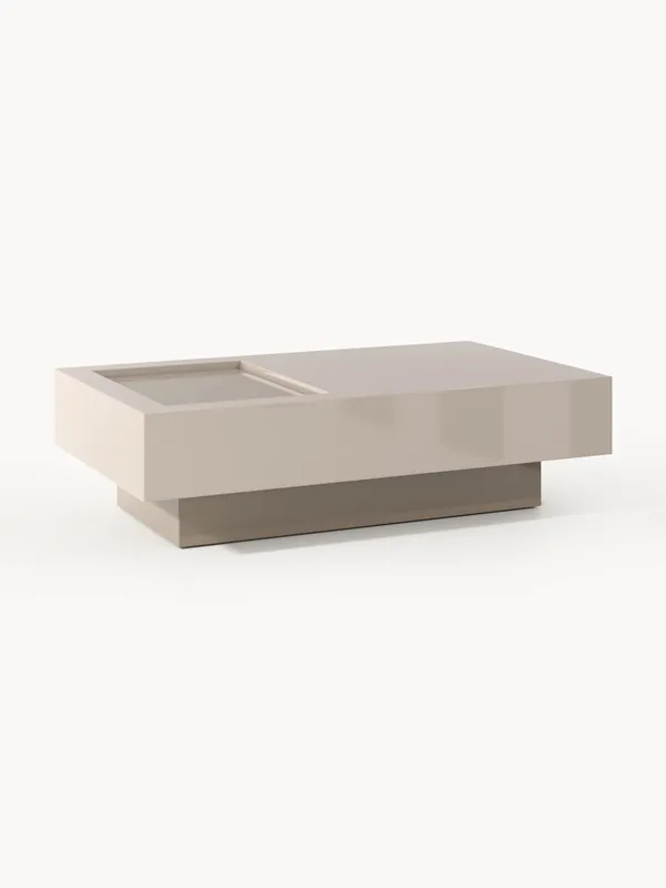 Mesa de centro con espacio de almacenamiento Alessa, 120 cm - Westwing Collection