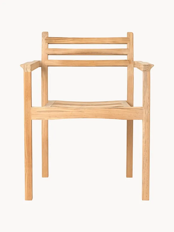 Silla de jardín apilable de madera de teca AH502 - Carl Hansen & Søn