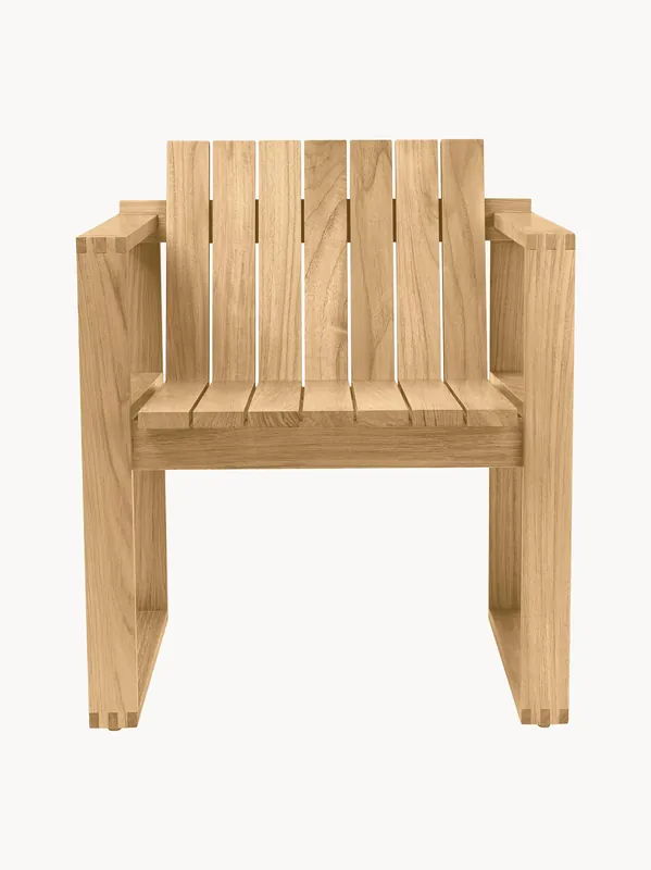 Silla de jardín de madera de teca BK11 - Carl Hansen & Søn