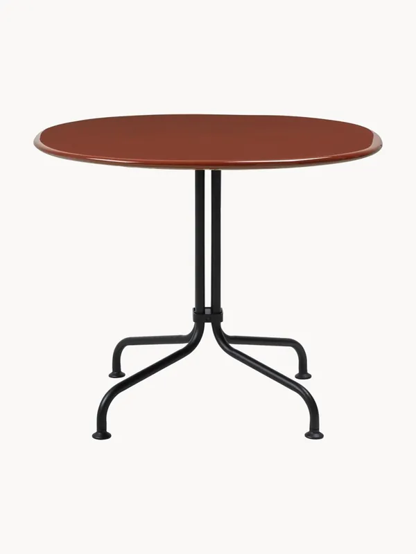 Mesa bistró redonda con tablero de cerámica Carmel, Ø 75 x 73 cm - GUBI