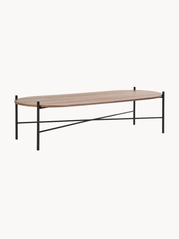 Mesa de centro de madera de nogal Toglan - Noo.ma