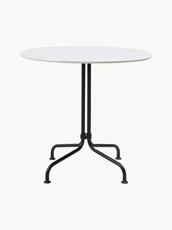 Mesa bistró redonda con tablero de cerámica Carmel, Ø 75 x 63 cm - GUBI