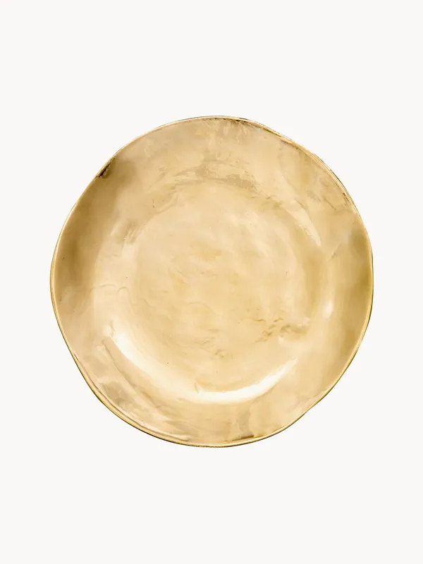 Plato de pastel de porcelana artesanal Gold Edge - Bitossi Home