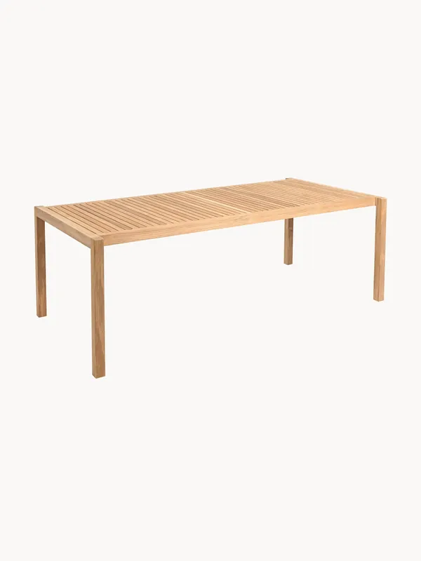 Mesa de jardín de madera de teca AH901, 203 x 100 cm - Carl Hansen & Søn