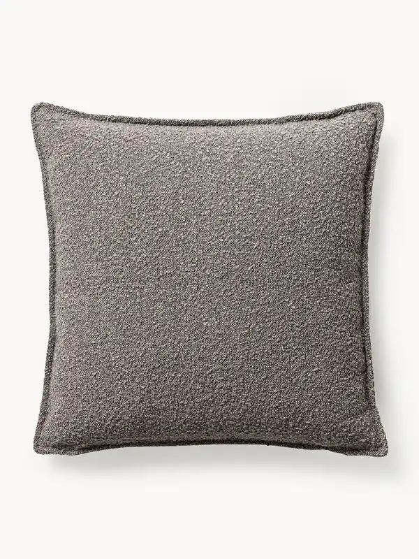 Cojín grande en tejido bouclé sofá Lennon, 70 x 70 cm - Westwing Collection