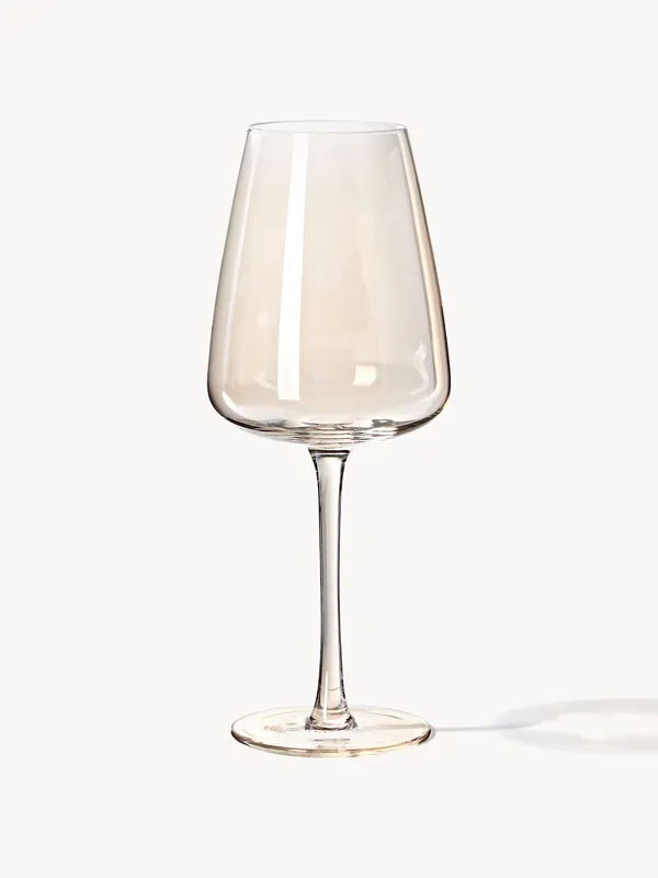 Copas de vino blanco sopladas Ellery, set de 4 - Westwing Collection