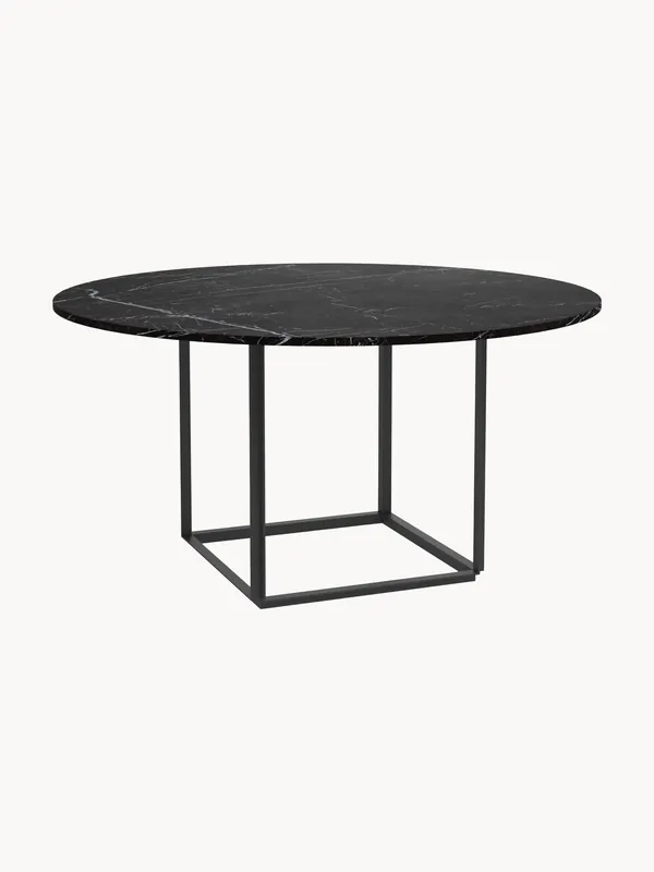 Mesa de comedor con tablero de mármol Florence, Ø 145 cm - New Works