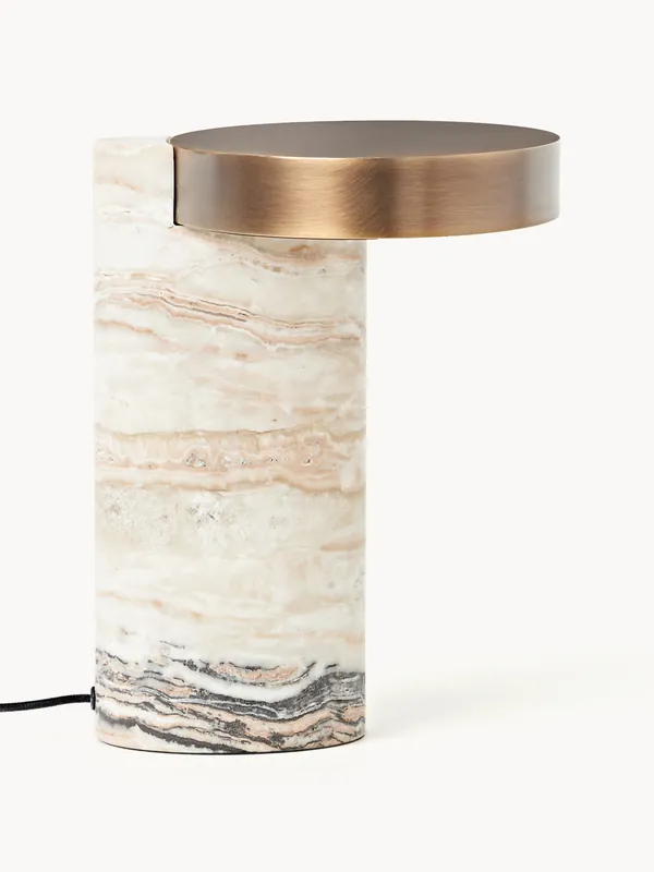 Lámpara de mesa LED de mármol Eske - Westwing Collection