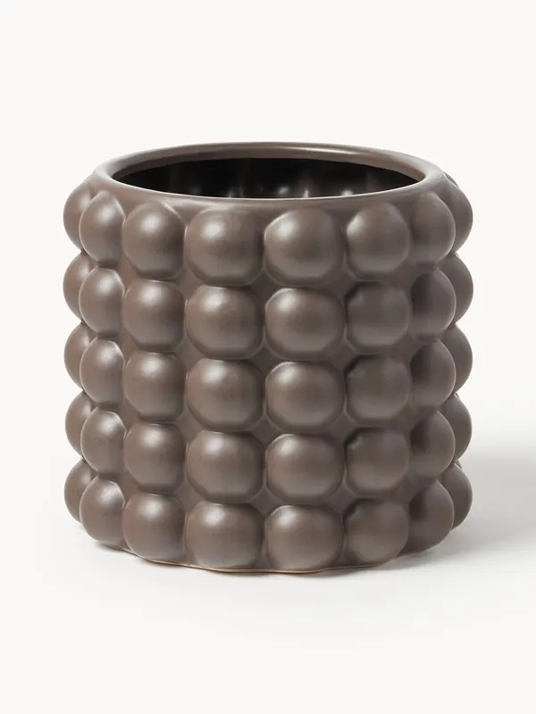 Macetero de gres Bob, 21 cm - Westwing Collection