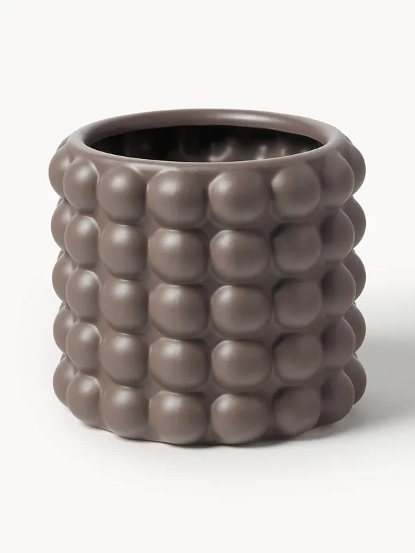 Macetero de gres Bob, 18 cm - Westwing Collection