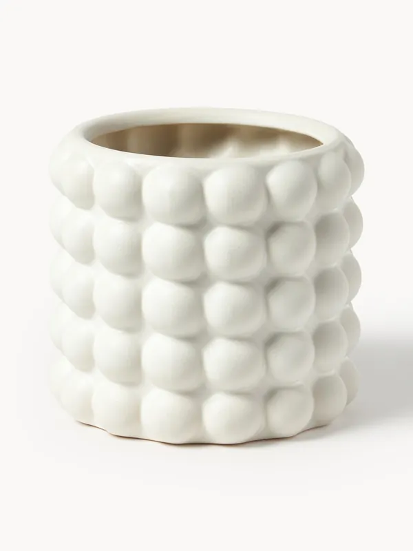 Macetero de gres Bob, 18 cm - Westwing Collection