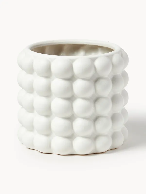 Macetero de gres Bob, 21 cm - Westwing Collection