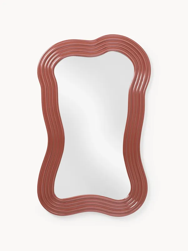 Espejo de pared con marco ondulado Cosimo - Westwing Collection