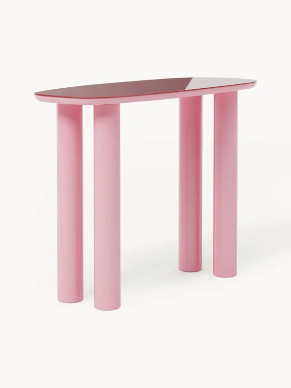 Consola con tablero de vidrio Beni - Westwing Collection