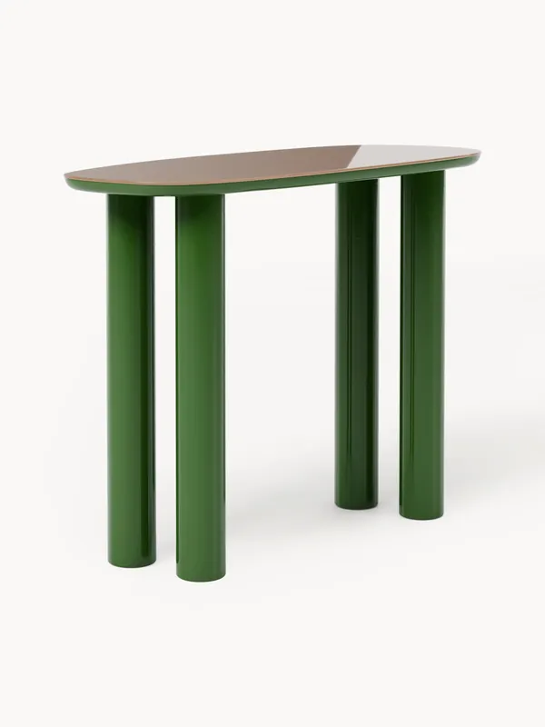 Consola con tablero de vidrio Beni - Westwing Collection