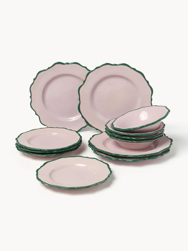 Vajilla Crumble, 4 comensales, 12 pzas. - Westwing Collection