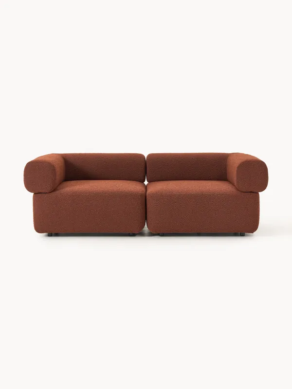 Sofá modular en tejido bouclé Anton (3 plazas) - Westwing Collection