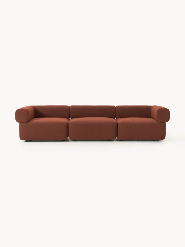 Sofá modular en tejido bouclé Anton (4 plazas) - Westwing Collection