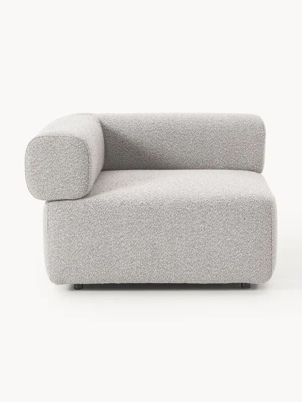 Módulo de esquina en tejido bouclé Anton - Westwing Collection