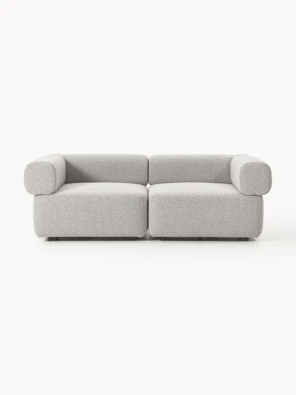 Sofá modular en tejido bouclé Anton (3 plazas) - Westwing Collection
