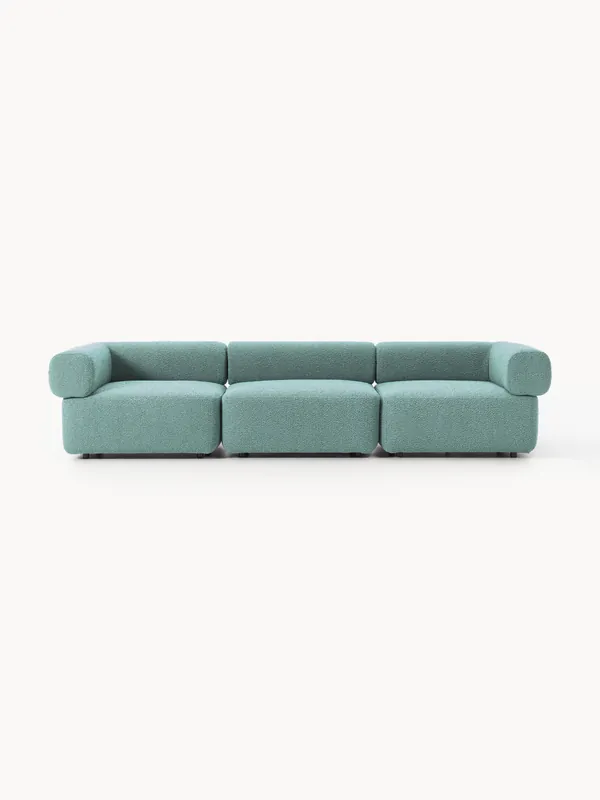 Sofá modular en tejido bouclé Anton (4 plazas) - Westwing Collection