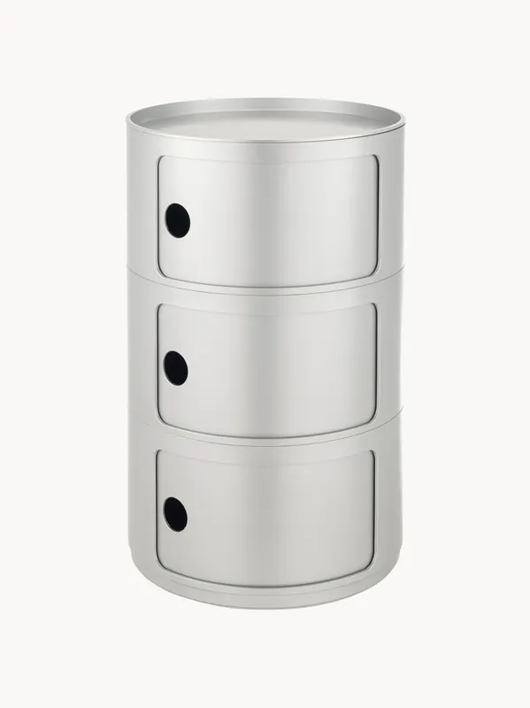 Contenedor de diseño Componibili, 3 módulos, Al 70 cm - Kartell