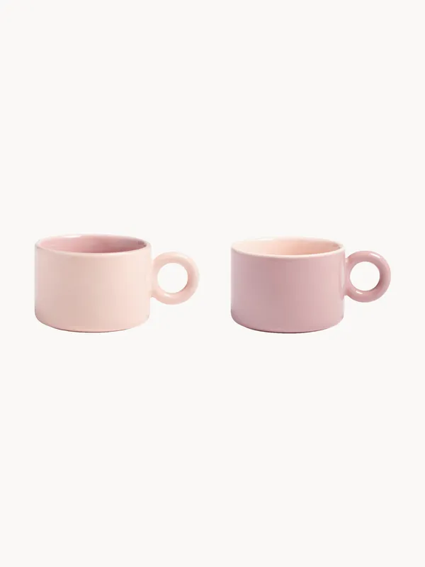 Tazas artesanales Chiquito, set de 2 - &klevering