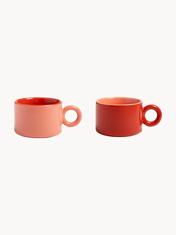 Tazas artesanales Chiquito, set de 2 - &klevering