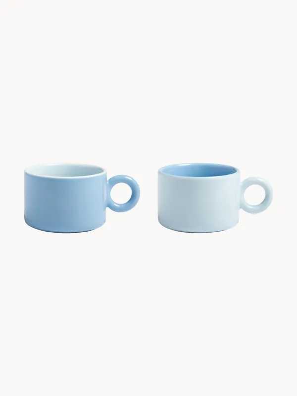 Tazas artesanales Chiquito, set de 2 - &klevering