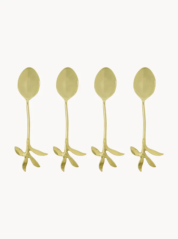 Cucharitas de postre pulidas Serve, set de 4 - House Doctor