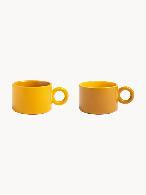 Tazas artesanales Chiquito, set de 2 - &klevering