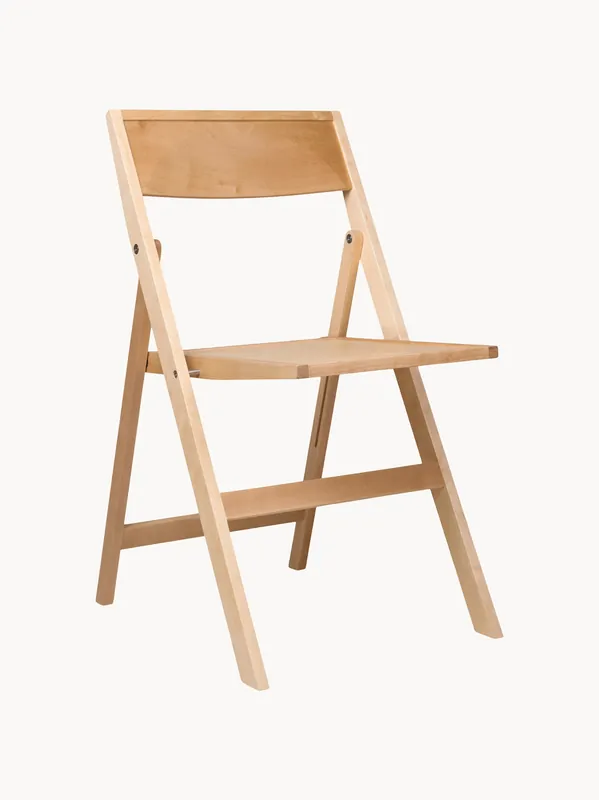 Silla de comedor plegable de madera de abedul Flat - FRAMA