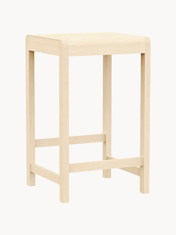 Taburete alto de madera de abedul 01 - FRAMA