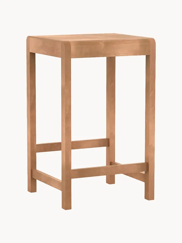 Taburete alto de madera de abedul 01 - FRAMA
