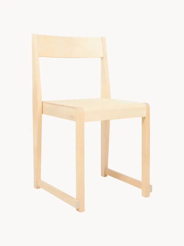 Silla de madera de abedul 01 - FRAMA