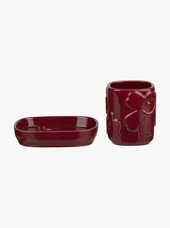 Accesorios de baño Unikko, set de 2 - Marimekko