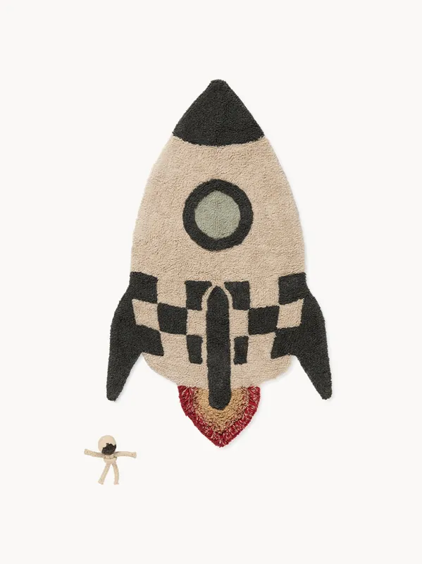 Alfombra infantil tuftada a mano Rocket - Lorena Canals