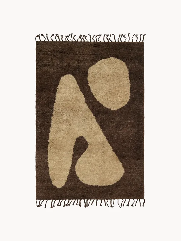 Alfombra de pelo largo de lana Abstract - Ferm Living