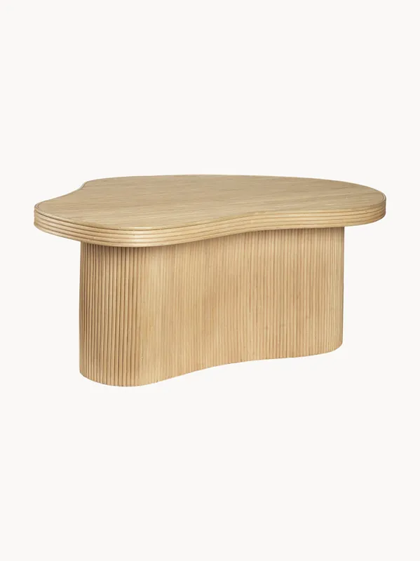 Mesa de centro artesanal de ratán Isola - Ferm Living
