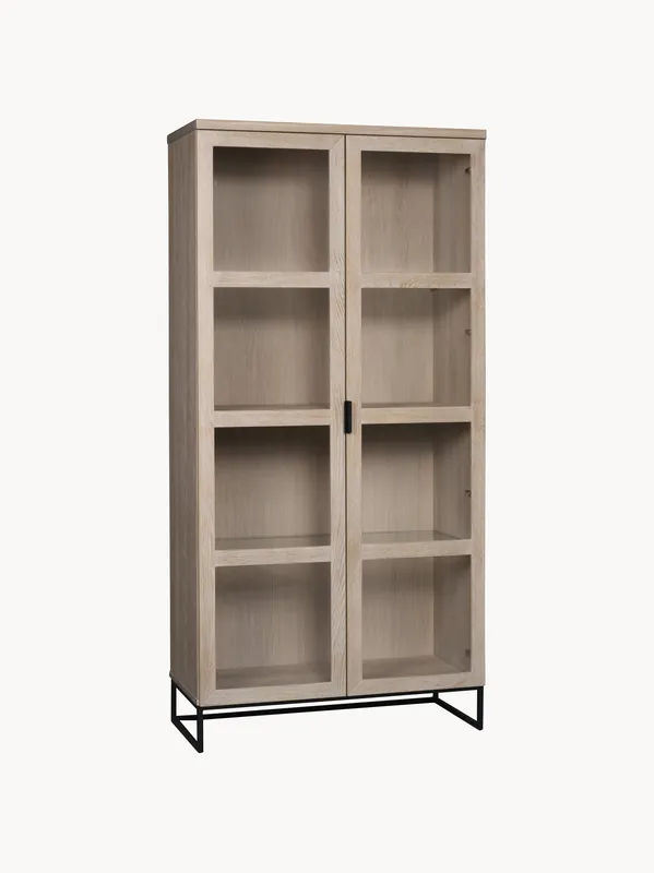 Vitrina de madera de roble Everett - Rowico Home