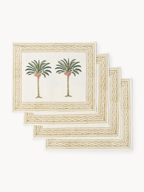 Manteles individuales Palm Tree, set de 4 - Les Ottomans