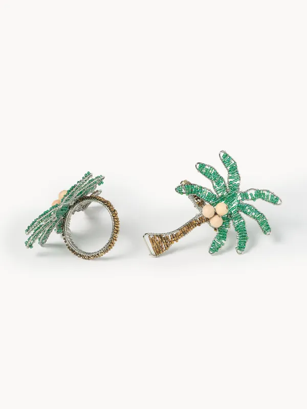 Anillos para servilletas Palm Tree, set de 2 - Les Ottomans