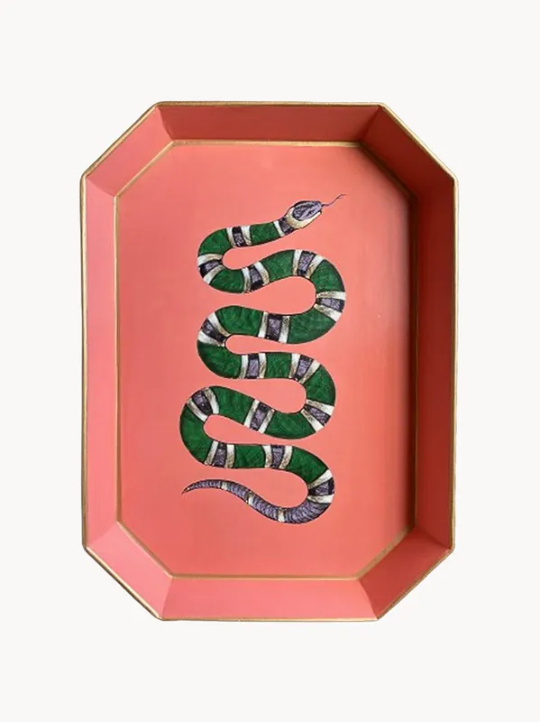 Bandeja decorativa pintada a mano Flora - Les Ottomans