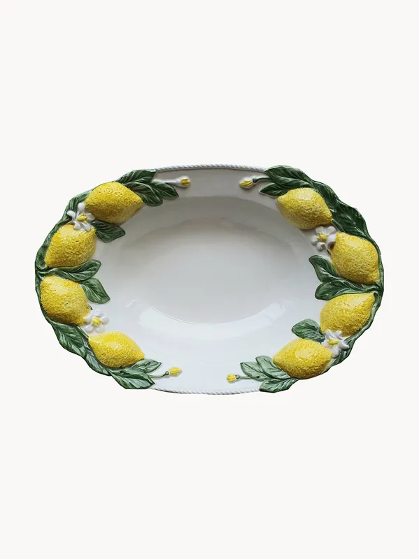 Fuente pintada a mano Lemon - Les Ottomans