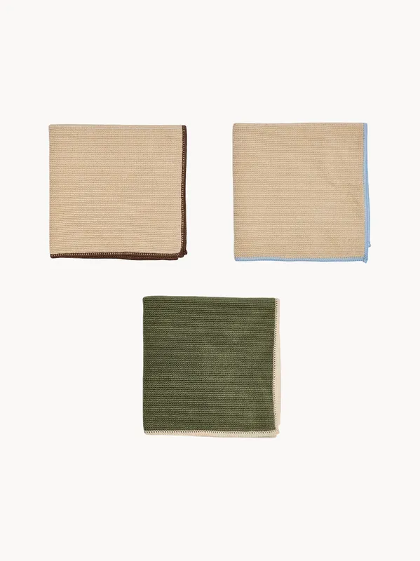 Paños de cocina Mundus, set de 3 - Oyoy Living Design